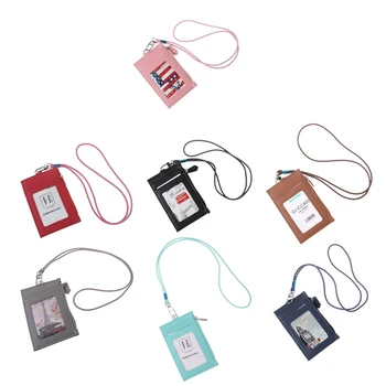 Женский кошелек для визитных карточек, мужские держатели для карточек из искусственной кожи для горловины чехла