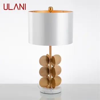 Современные настольные лампы ULANI для спальни, Художественный Мраморный настольный светильник, домашний декор для фойе, гостиной, офиса