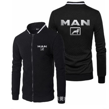 НОВЫЙ мужской модный весенне-осенний кардиган, мужские куртки с логотипом автомобиля, повседневная мужская толстовка в стиле хип-хоп, пальто-кардиган