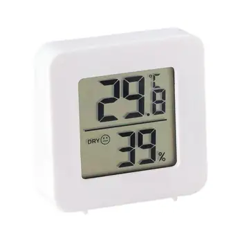 Цифровой термометр-гигрометр Комнатный термометр для помещений Монитор температуры и влажности Метеостанция
