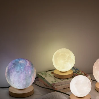 Настольная лампа L Moon, Прикроватная тумбочка для спальни, Маленькая ночная лампа, Креативный светильник в скандинавской атмосфере, Декоративные лампы из бревен