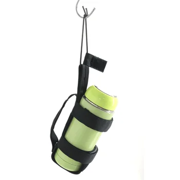 Спортивная крышка для бутылки с водой, сумка-изолятор для кемпинга, футляр для бутылки-стакана с ремешком, переносная сумка для походной посуды для кемпинга на открытом воздухе