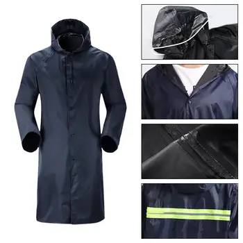 Дождевик многоразового использования с флуоресцентными полосками, легкая рабочая одежда, дождевик для верховой езды, защитный костюм Унисекс, путешествия, езда на велосипеде на открытом воздухе