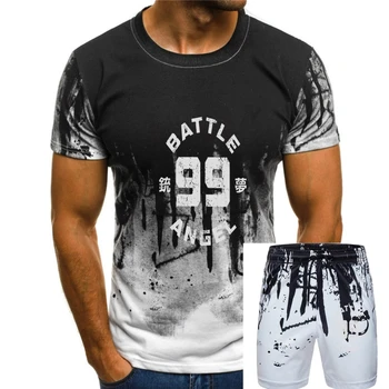 Футболки Man Battle Angel 99 Alita с комиксами Gunnm, аниме, Япония, футболки, винтажная одежда для фитнеса, хлопчатобумажные футболки Normal