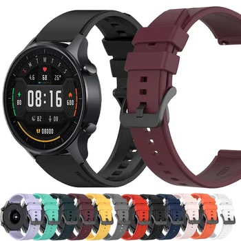 Для Xiaomi MI Watch Color sports edition Ремешок Силиконовый Браслет 22 мм Ремешок Для Часов correa Для Haylou Solar LS05 /LS05s