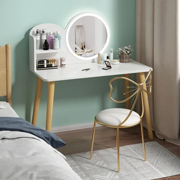 Зеркало в спальне, туалетный столик, консоль для макияжа, роскошный туалетный столик, современная кофейная большая мебель для дома Beauty Penteadeira