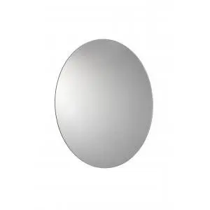 Настенное зеркало Simpson Round Hang 'N' Lock размером 23,6 дюйма серебристого цвета