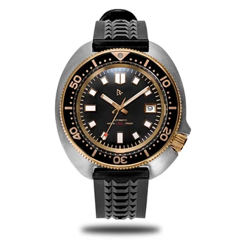 Мужские часы Tuna 6105 NH35 Автоматические Механические Часы 150M Diving Watch Sports el Luminous Clock S46mm Нержавеющая Сталь SteKX007