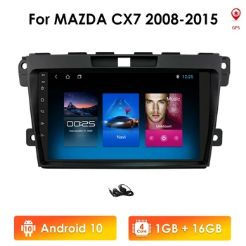 9-дюймовый Автомобильный стерео мультимедийный плеер Android Auto для Mazda CX7 2008-2015 GPS-навигация Радио Carplay Android RDS 4G Wifi DSP
