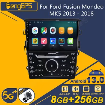 Для Ford Fusion Mondeo MK5 2013-2018 Android Автомобильный Радиоприемник 2Din Стерео Приемник Авторадио Мультимедийный Плеер GPS Navi Головное устройство