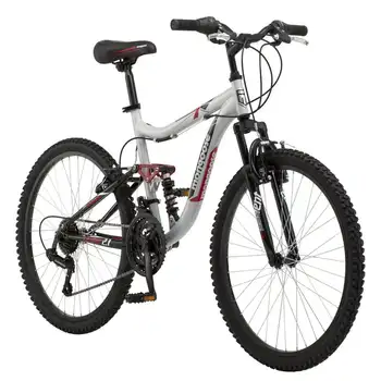 Горный велосипед 2.1, 24-дюймовые колеса, 21 скорость, рама для мальчиков, серебристый/