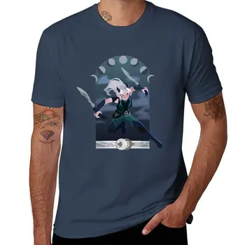 Новая Rayla. Футболки Moonshadow fighter, футболки с графическими принтами, черные футболки для мужчин