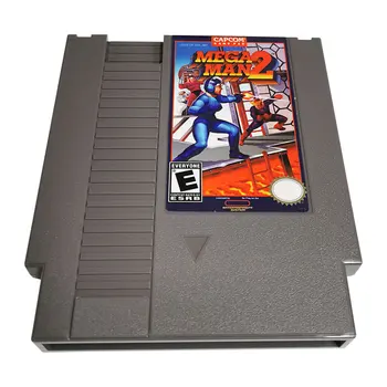 8-битная игровая карта 72 контакта Megaman 2 версии NTSC и Pal Картридж видеоигры для NES