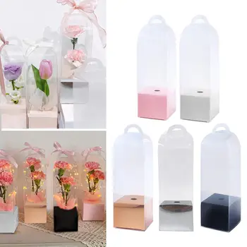 10 штук подарочных коробок с цветами, подарочные коробки, сумка для подарков, переносные коробки для упаковки цветов