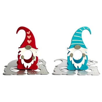 Металлические штампы для трафаретного тиснения Gnome для изготовления открыток для скрапбукинга