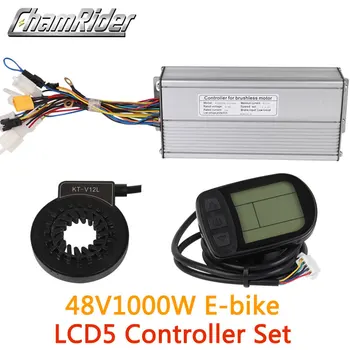Контроллер электромобиля 48 В 1000 Вт ЖК-Измеритель LCD5 Assist E-bike Conversion Kit