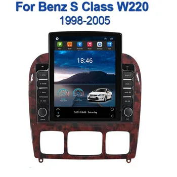 Android 12 Для Mercedes Benz S Class W220 S280 S320 S350 S400 S430 S500 S600 S55 Tesla Мультимедийный Стерео Автомобильный Плеер GPS Радио
