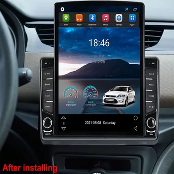 Для Tesla Style 2Din Android 12 Автомагнитола Для Citroen C4L 2019 2020-35 Мультимедийный Видеоплеер GPS Стерео Carplay DSP Камера