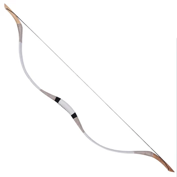 Традиционный лук из натуральной воловьей кожи для стрельбы из лука спортивный лук и стрелы из белой воловьей кожи 30-70 фунтов