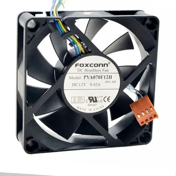 Для Emacro для Foxconn PVA070F12H -M01-AB DC 12V 0.42A 4-проводной Вентилятор охлаждения сервера 70x70x20 мм