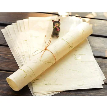Бумага для китайской каллиграфии Бумага Сюань: 40 листов рисовой бумаги для письма, канцелярские принадлежности для каллиграфии, Профессиональный блокнот для рисования