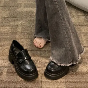 2023 Новые женские туфли Mary Jane Lolita на платформе и высоком каблуке, весеннее модное платье, брендовые босоножки на платформе, повседневная женская обувь