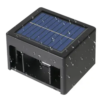 Солнечные настенные светильники, солнечные бра, уличный настенный светильник для виллы с регулируемым диапазоном и направлением освещения, водонепроницаемый IP65 для