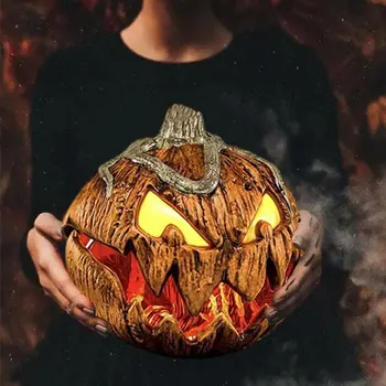 Тыква с шумоподавлением, анимированное говорящее украшение из тыквы, поднимающаяся тыква создает жуткую атмосферу для Хэллоуина