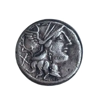 Репродукция посеребренной древнегреческой декоративной памятной монеты # 97