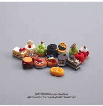 Мини-милый закусочный торт Мини-игра с едой Модель Дим-сам Моделирование Кукольного Домика Маленькие Игрушечные украшения
