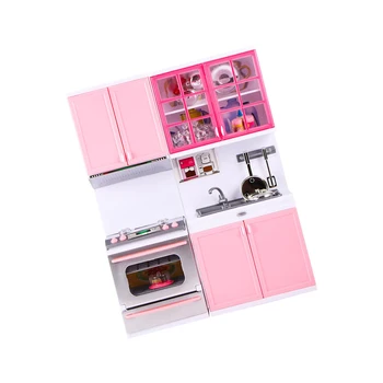 Детская Искусственная Кухонная Игрушка, Играющая в Игрушки, игра-симулятор Безопасности, Шкаф, Раковина, Кухонная Посуда, Набор кухонных принадлежностей В Подарок