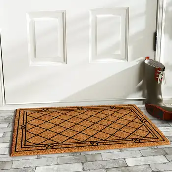 Прекрасный наружный коврик 24 x 36 дюймов - идеально подходит для входа в дом или сад!