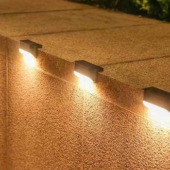 Комплект солнечных удлиненных настенных/ступенчатых светильников из 2 частей, Многофункциональная Подвесная лампа Для внутреннего дворика
