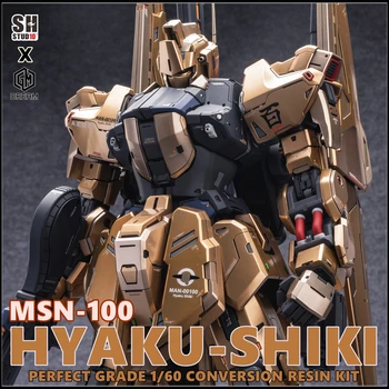 Комплект для переоборудования SH Studio из смолы в масштабе 1/60 PG MSN-100 Hyaku-shiki (рамка в комплект не входит), мобильный костюм