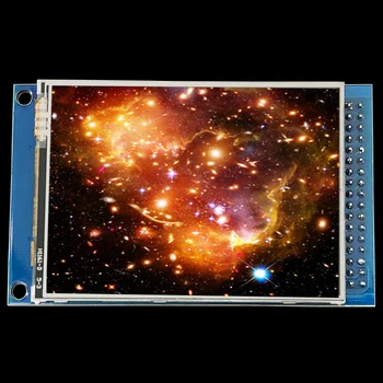 Бесплатная доставка! 2,8-дюймовый TFT LCD сенсорный цветной экранный модуль ILI9341 управляет MCU, совместимым с atomic 34P LCD интерфейсом