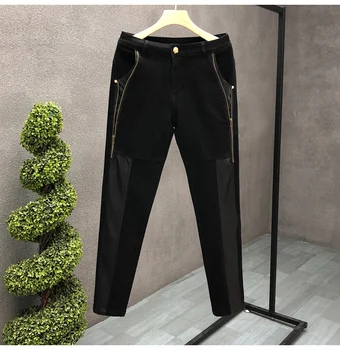 P08380 Модные мужские джинсы 2023 Подиум Роскошный известный бренд Европейский дизайн мужская одежда для вечеринок
